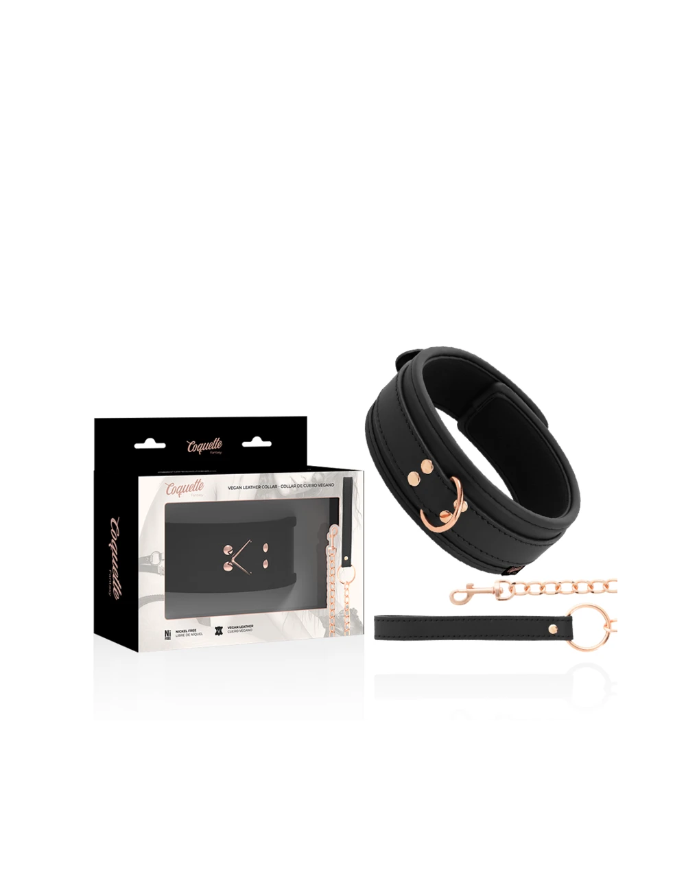 COQUETTE CHIC DESIRE - FANTASY VEGAN LEATHER COLLAR WITH NEOPRENE LINING COQUETTE CHIC DESIRE - FANTASY VEGAN LEATHER COLLAR WITH NEOPRENE LINING