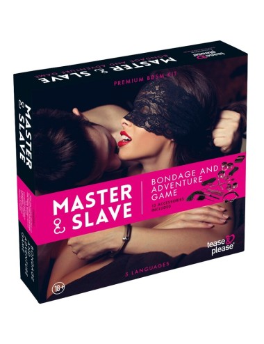 TEASE & PLEASE - SET 13 MAGENTA BONDAGE ACCESSORIES