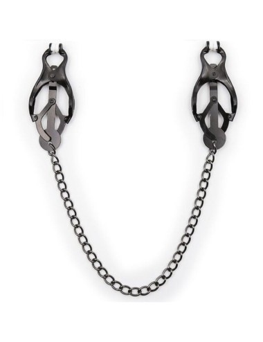 OHMAMA FETISH - JAPANESE NIPPLE Clamps WITH BLACK CHAIN