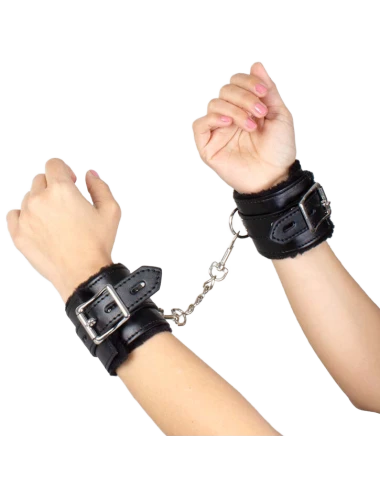 SECRETPLAY - BLACK BONDAGE HANDCUFFS BDSM COLLECTION