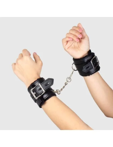 SECRETPLAY - BLACK BONDAGE HANDCUFFS BDSM COLLECTION
