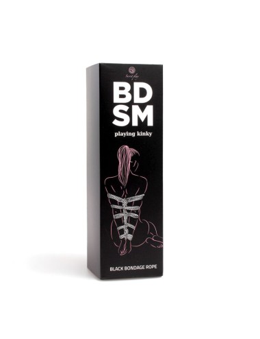 SECRETPLAY - BLACK BONDAGE ROPE BDSM COLLECTION
