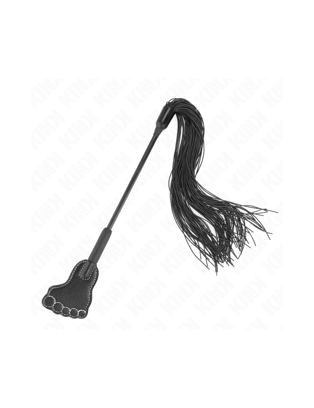 KINK - FOOT SHAPED PADDLE WITH TASSEL WHIP 31 CM KINK - FOOT SHAPED PADDLE WITH TASSEL WHIP 31 CM