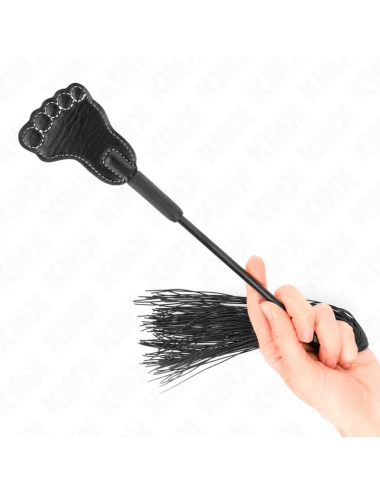 KINK - FOOT SHAPED PADDLE WITH TASSEL WHIP 31 CM