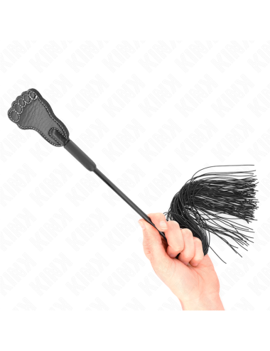 KINK - FOOT SHAPED PADDLE WITH TASSEL WHIP 31 CM