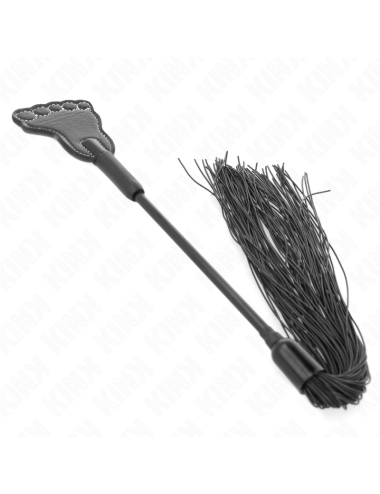 KINK - FOOT SHAPED PADDLE WITH TASSEL WHIP 31 CM