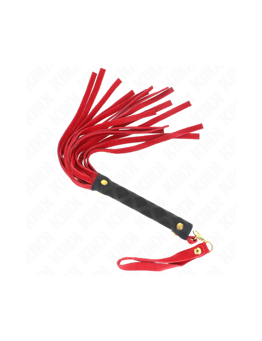 KINK - RED SUEDE MINI WHIP 30 CM KINK - RED SUEDE MINI WHIP 30 CM