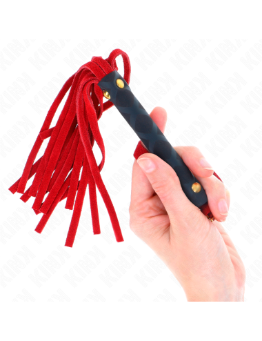 KINK - RED SUEDE MINI WHIP 30 CM