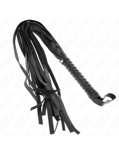 KINK - NEGRO SHORT HANDLE LONG TAIL WHIP 70 CM
