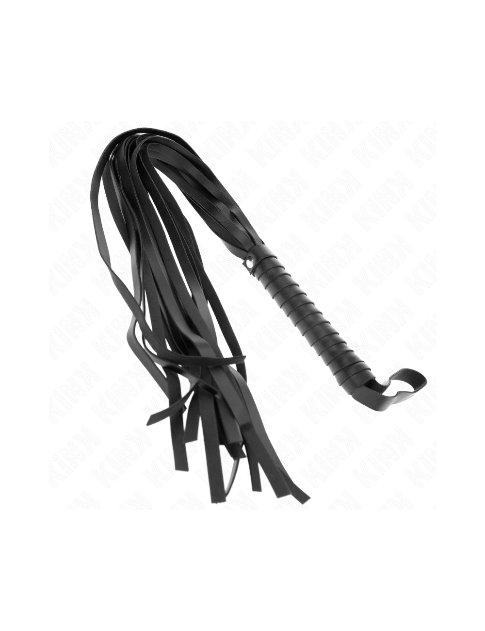KINK - NEGRO SHORT HANDLE LONG TAIL WHIP 70 CM KINK - NEGRO SHORT HANDLE LONG TAIL WHIP 70 CM