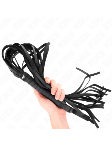 KINK - NEGRO SHORT HANDLE LONG TAIL WHIP 70 CM