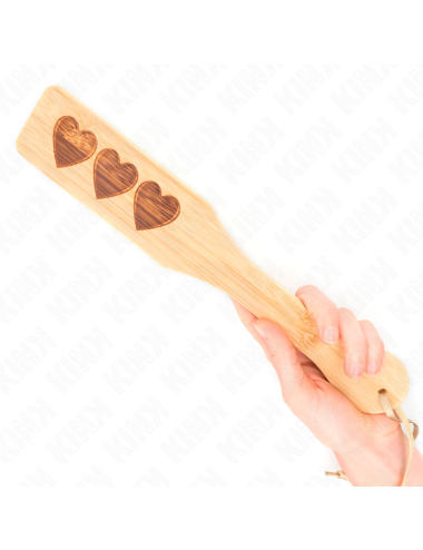 KINK - BAMBOO PALLET HEART DESIGN 32 X 5.5 CM