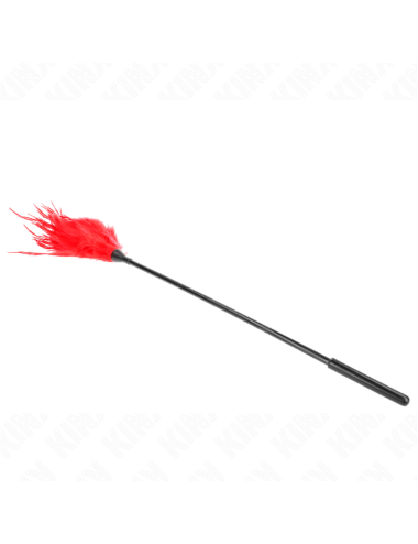 KINK - MULTIPLE RED TICKLE FEATHERS 45 CM