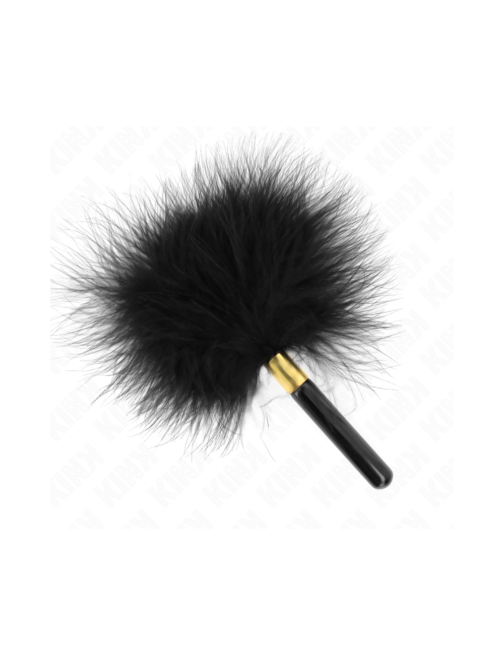 KINK - BLACK GOLD METAL TICKLE FEATHERS 18 CM