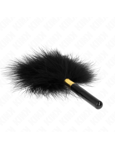 KINK - BLACK GOLD METAL TICKLE FEATHERS 18 CM