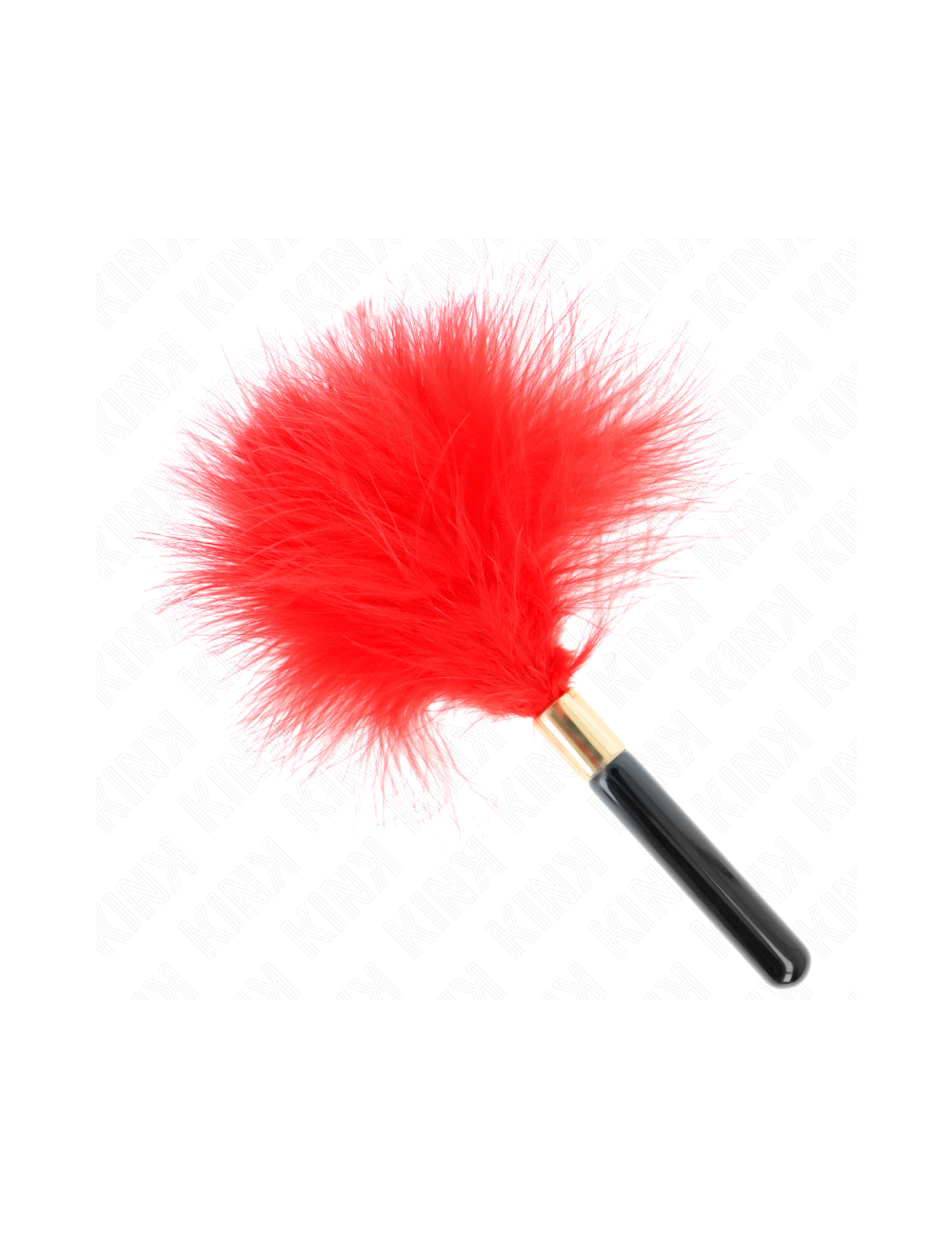 KINK - RED GOLD METAL TICKLE FEATHERS 18 CM