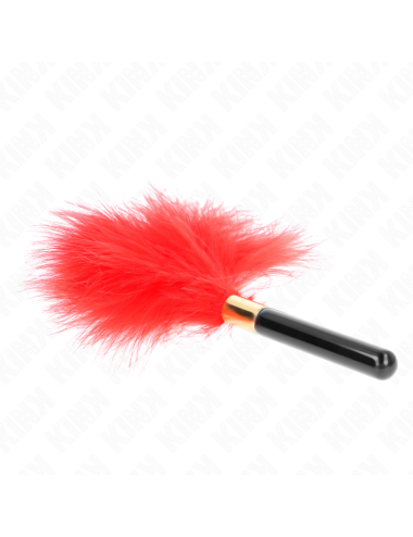 KINK - RED GOLD METAL TICKLE FEATHERS 18 CM