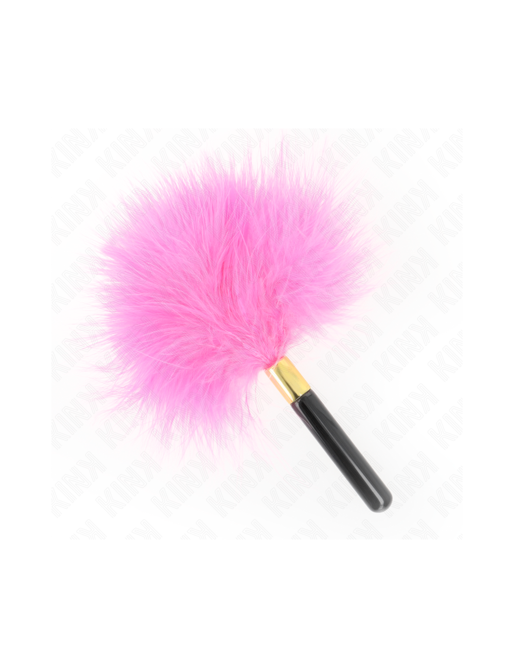 KINK - FUCHSIA GOLD METAL TICKLE FEATHERS 18 CM