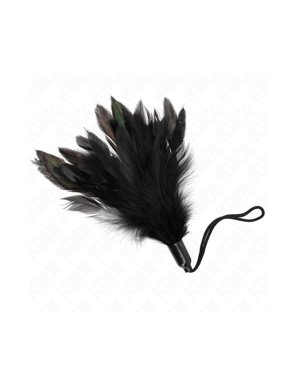 KINK - TICKLE FEATHERS WITH ROPE HANDLE PLASTIC BASE 15 CM