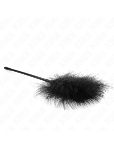 KINK - BLACK TICKLE FEATHERS USED FOR THE BONDAGE KIT 27 CM