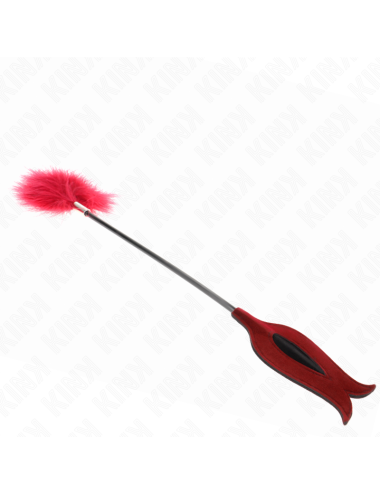 KINK - TICKLE FEATHERS WITH ROSE-SHAPED PADDLE 8 CM