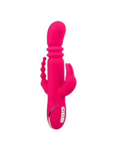 CALEXOTICS - JACK FANTASY TRIPLE HEATED VIBRATOR RABBIT PINK