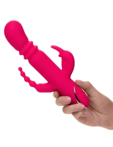 CALEXOTICS - JACK FANTASY TRIPLE HEATED VIBRATOR RABBIT PINK