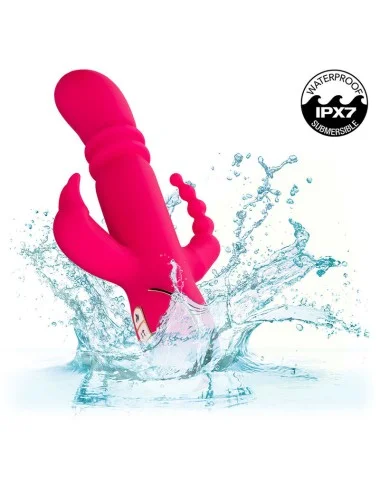 CALEXOTICS - JACK FANTASY TRIPLE HEATED VIBRATOR RABBIT PINK