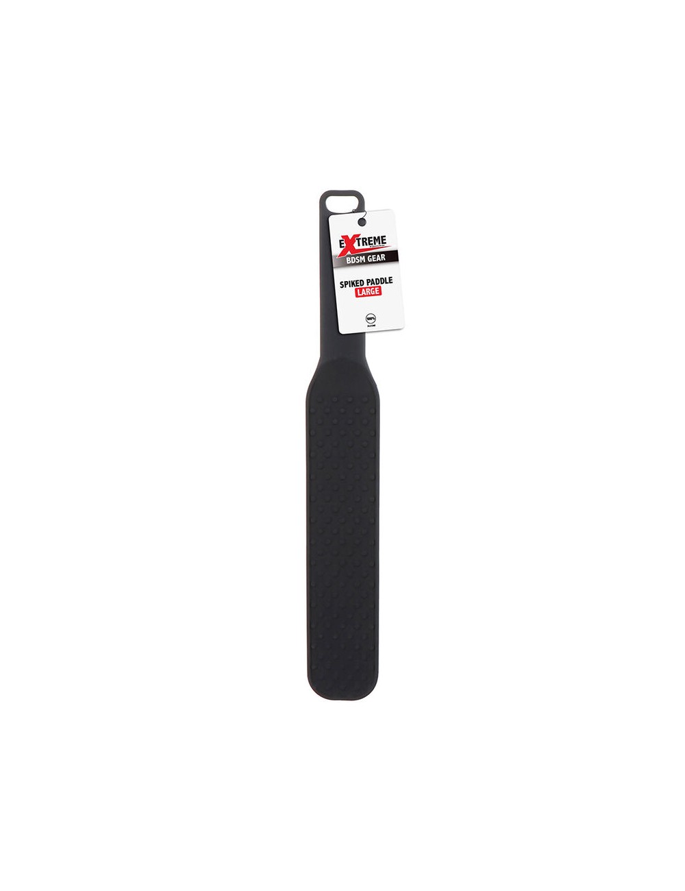 HIDDEN DESIRE - EXTREME SPIKED PADDLE LARGE BLACK