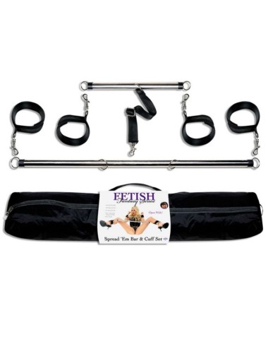 FETISH FANTASY SERIES - SERIES SPREAD EM BAR AND CUFF SET