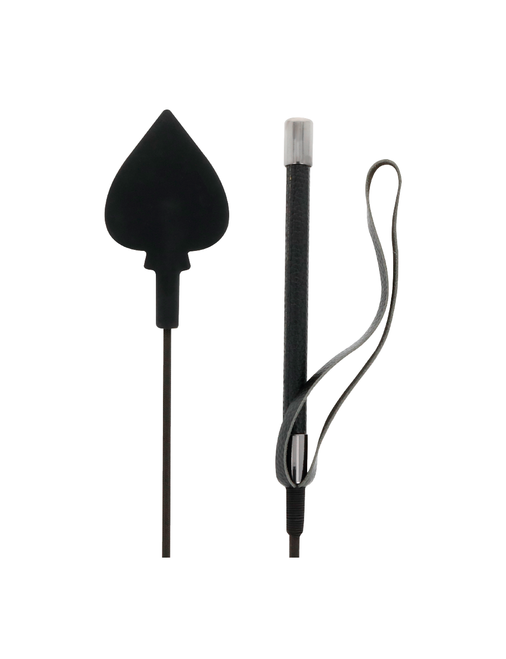 DARKNESS - BLACK SILICONE WHIP 60CM
