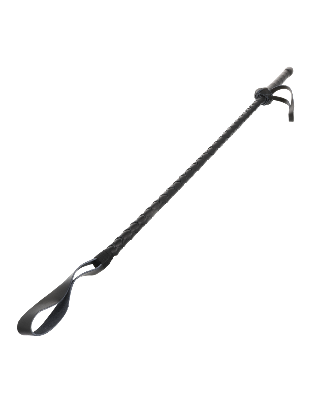 DARKNESS - LEATHER FETISH BDSM WHIP 60CM