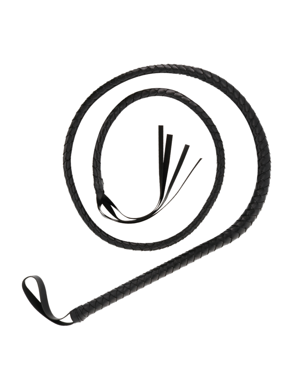 DARKNESS - BLACK BONDAGE WHIP 210CM DARKNESS - BLACK BONDAGE WHIP 210CM