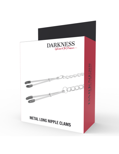 DARKNESS - ADJUSTABLE METAL NIPPLE Clamps