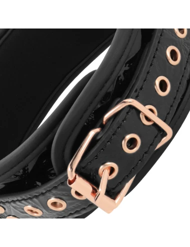 BEGME - BLACK EDITION COLLAR WITH NIPPLE CLAMPS WITH NEOPRENE LINING