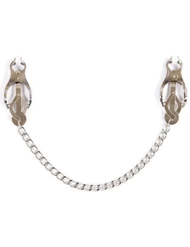 OHMAMA FETISH - METAL CLAMPS WITH CHAIN