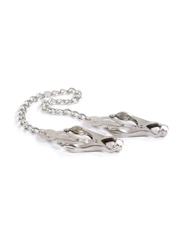 OHMAMA FETISH - METAL CLAMPS WITH CHAIN
