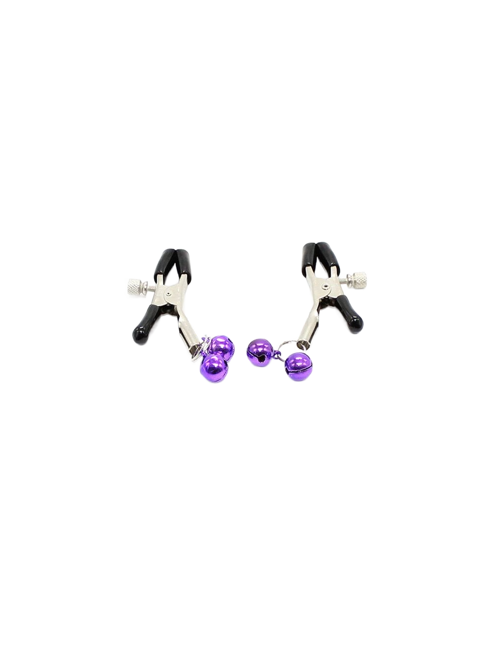 OHMAMA FETISH - NIPPLE Clamps WITH LILAC BELL OHMAMA FETISH - NIPPLE Clamps WITH LILAC BELL