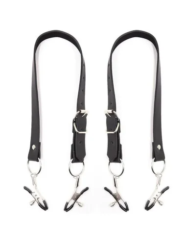 OHMAMA FETISH - CLITORIS CLAMPS WITH LEG STRAPS