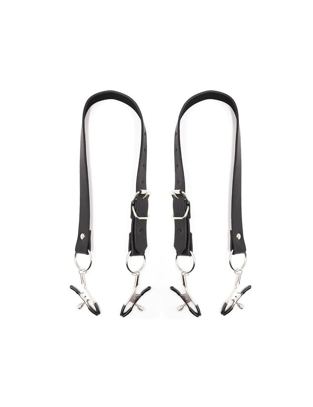 OHMAMA FETISH - CLITORIS CLAMPS WITH LEG STRAPS OHMAMA FETISH - CLITORIS CLAMPS WITH LEG STRAPS