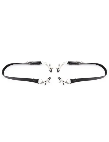 OHMAMA FETISH - CLITORIS CLAMPS WITH LEG STRAPS