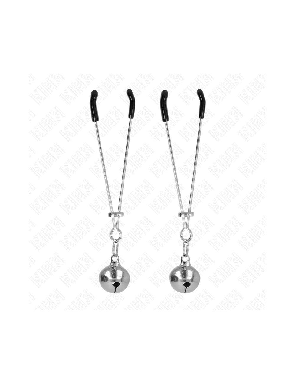 KINK - THIN BELL NIPPLE CLAMPS SILVER 7 CM