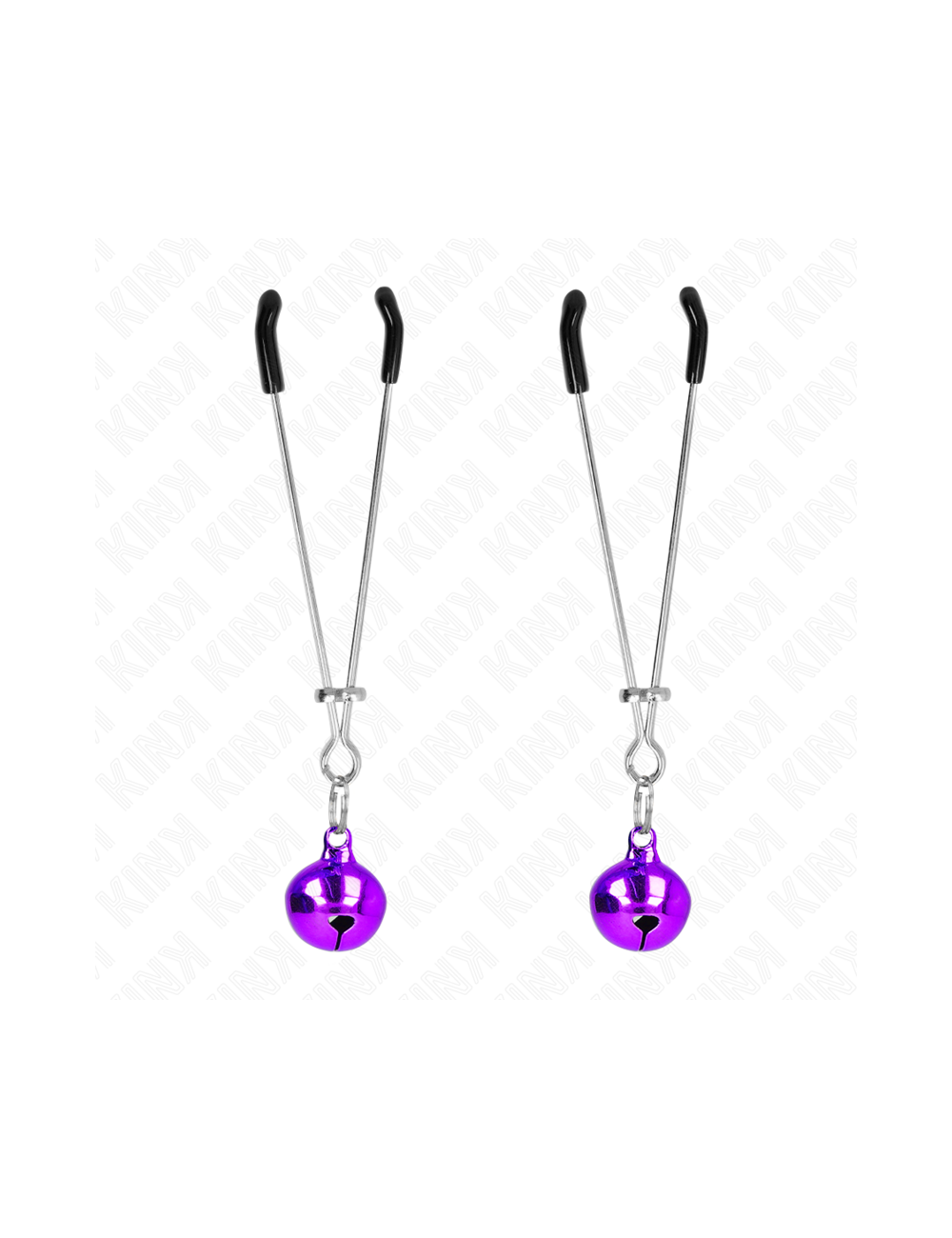 KINK - THIN BELL NIPPLE CLAMPS PURPLE 7 CM