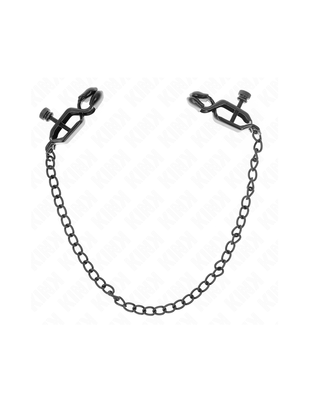 KINK - FLAT CHAIN NIPPLE CLAMPS BLACK 30 CM
