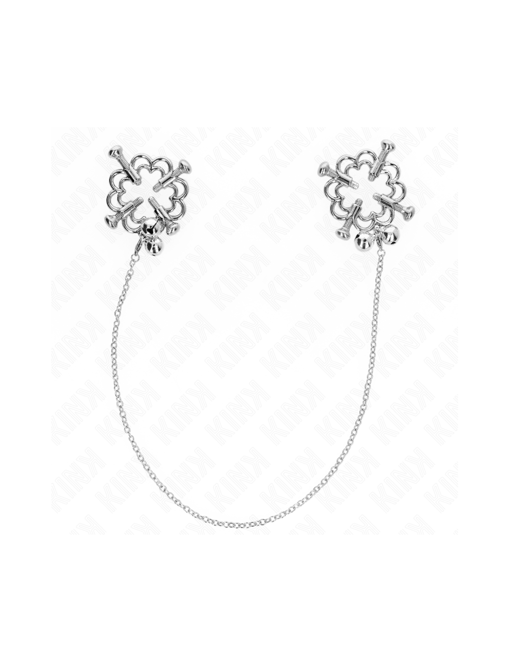 KINK - METAL FLOWER NIPPLE CLAMPS WITH CHAIN