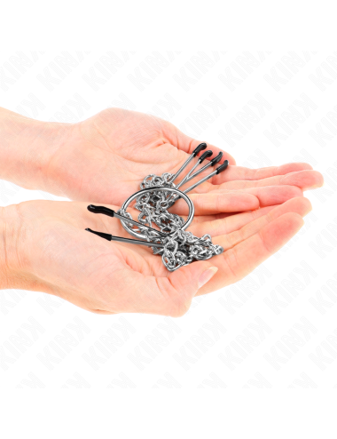 KINK - TRIPLE NIPPLE AND CLIT CLAMPS WITH CHAIN MODEL 1