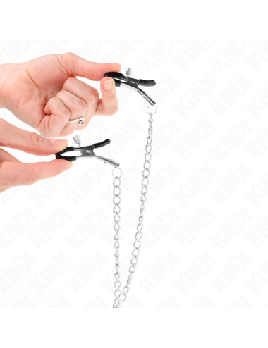 KINK - TRIPLE NIPPLE AND CLIT CLAMPS WITH CHAIN MODEL 0