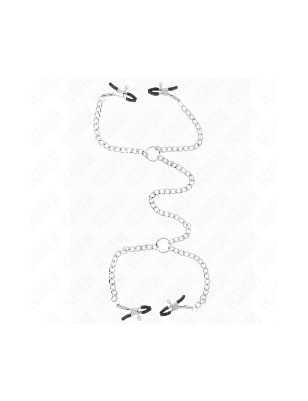KINK - 4 CHAIN NIPPLE CLAMPS 32 CM WITH LITTLE CHAINS 14 CM
