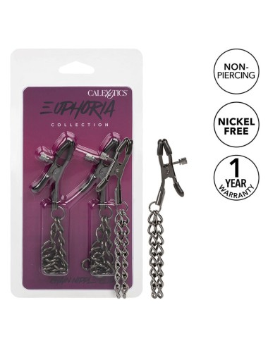 CALEXOTICS - EUPHORIA CHAIN NIPPLE CLAMPS 14.5 CM