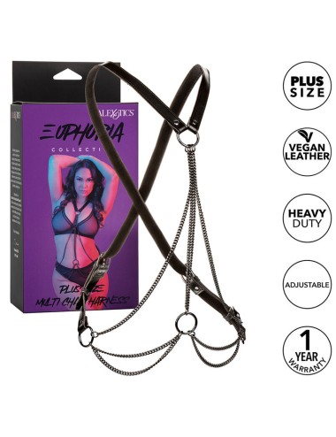 CALEXOTICS - EUPHORIA MULTICHAIN HARNESS PREMIUM PLUS SIZE